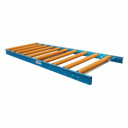 ULTIMATION Roller Conveyor with Covers, 24inW x 5L, 1.5in Dia. Rollers URS14G-24-6-5U